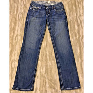 Ariat Jeans 31R REAL DRESDEN Mid-Rise Stretch Ivy Stackable Straight Leg Blue